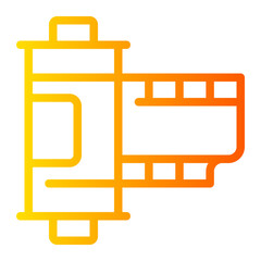camera roll gradient icon
