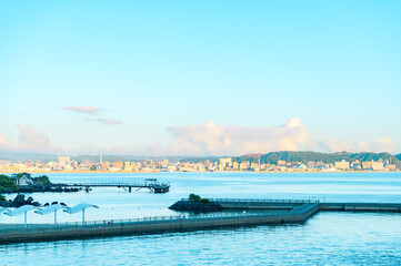 船から見える海の絶景