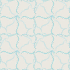 seamless hand drawn floral pattern, Modern colorful tropical floral pattern. Cute botanical abstract seamless pattern. Hand drawn unique print for fabric, clothing, wrapping paper, cover, rug