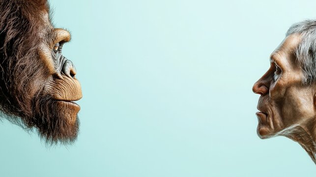 A comparison of early hominids and modern humans in terms of physical appearance