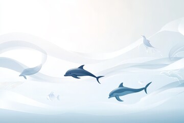 dolphin in the sea