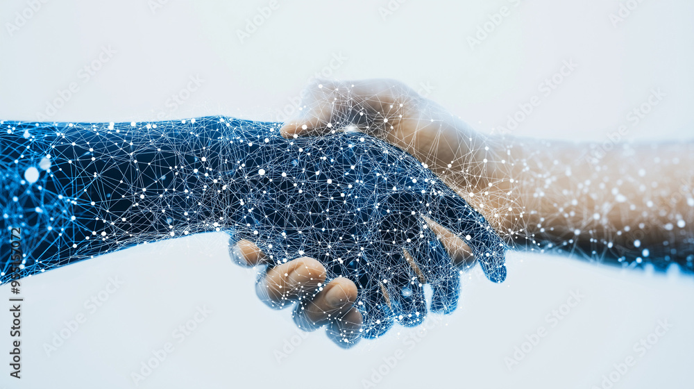 Poster in the foreign trade industry, it involves communication and interaction in different languages, and