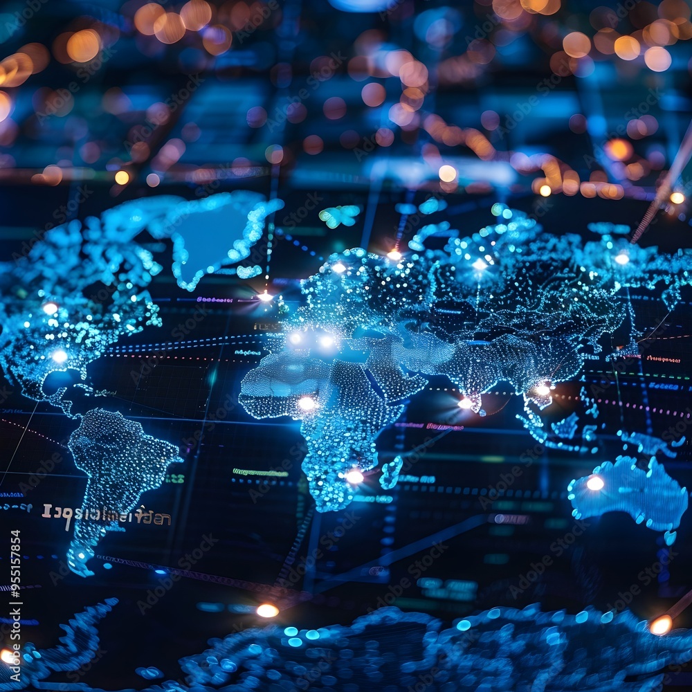 Poster global financial transaction monitoring with ai powered fraud detection for international agencies