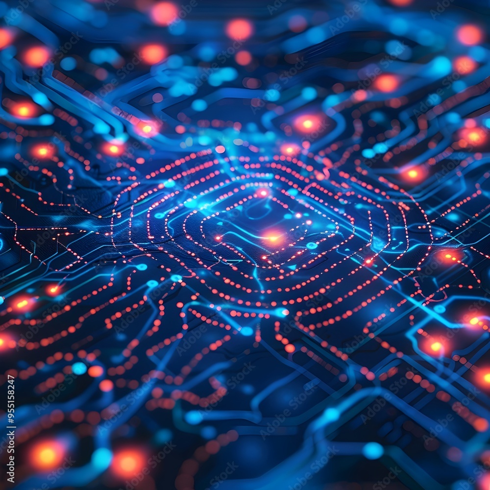 Poster futuristic biometric verification and fraud detection process for secure online transactions