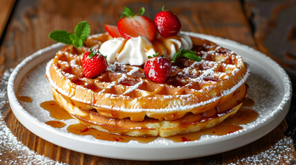 Belgian Waffle Stack 
