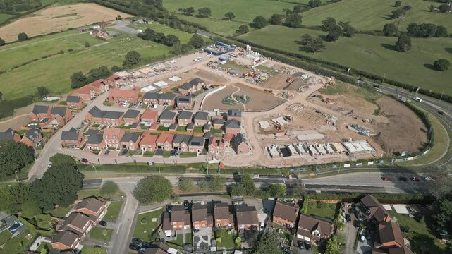 orbit view, new Build housing development plot of land, Crewe, Cheshire, England