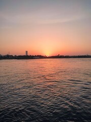 Fototapeta premium sunset over the sea