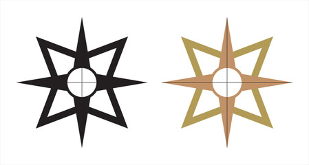 simple compas icon vector illustration © Trondol Icon