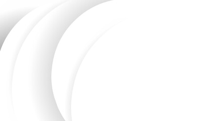 White background with dynamic curved lines, elegant graphic design elements, minimalist white decoration with soft and flowing wave patterns, modern white background.