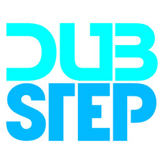 Dub Step Techno Hard Style Logo Text Quote Saying Letters Design DJ Mixing Console Vinyl Record Music Night Party Dancing Clubbers Raver Cool Dance Fun Sounds Disco Rave Club Festival Concert Lovers