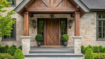Fototapeta premium entrance to the house