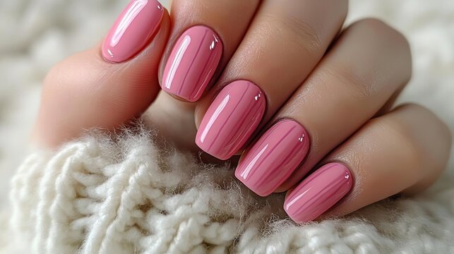 Freshly painted nails with morning light, Monday morning, selfcare and preparation