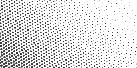 Abstract halftone dotted background. Futuristic grunge pattern, dots, waves. Vector modern pop art style texture for posters, sites, business cards. vector ilustration	