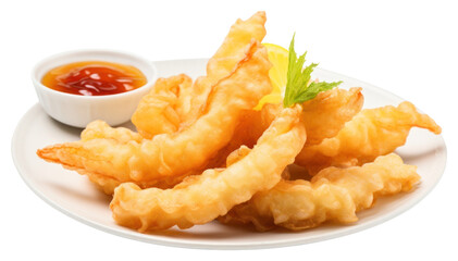 PNG Tempura tempura ketchup food.