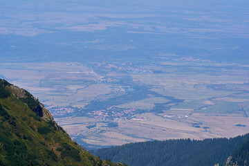 Fototapeta premium Aerial view of a town