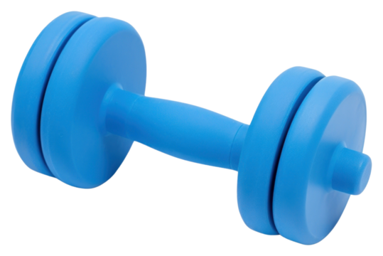 PNG Blue dumbbell sports blue gym.