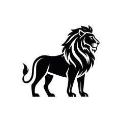 lion vector art illustration 