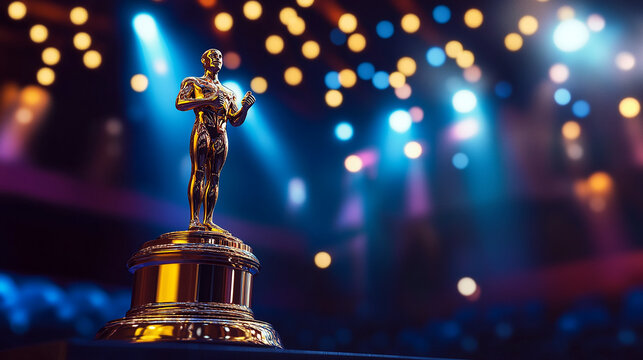 a best performer award being resented on stage