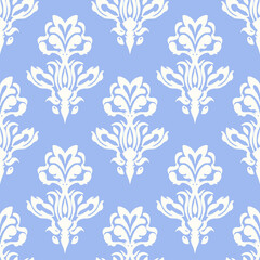 Damask silk fabric victorian Baroque pattern illustration design for wrapping, fabric, silk, scarf Classical luxury royal Vintage, paisley elements ornament victorian seamless texture for wallpapers