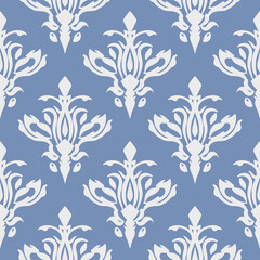 Damask silk fabric victorian Baroque pattern illustration design for wrapping, fabric, silk, scarf Classical luxury royal Vintage, paisley elements ornament victorian seamless texture for wallpapers