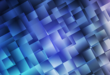 Dark Pink, Blue vector template with rhombus.