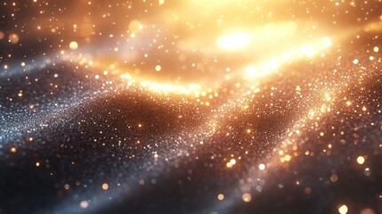 Obraz premium Abstract white glitter scene with a serene.