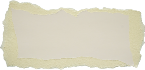 White ripped paper torn edges strips isolated on white background