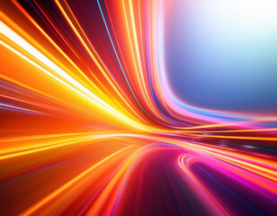 Obraz premium Dynamic Motion Blur Abstract Vibrant and Colorful Background Capturing Speed, Energy, and Flow