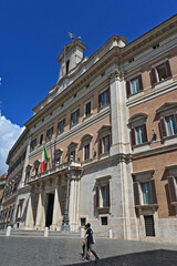 Fototapeta premium Roma, il Palazzo di Montecitorio