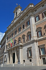 Roma, il Palazzo di Montecitorio