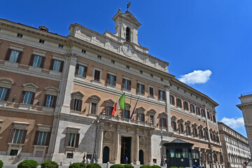 Fototapeta premium Roma, il Palazzo di Montecitorio