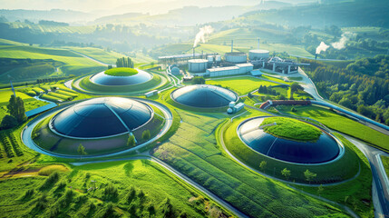 Storing Green Biogas in Anaerobic Digestion Tanks
