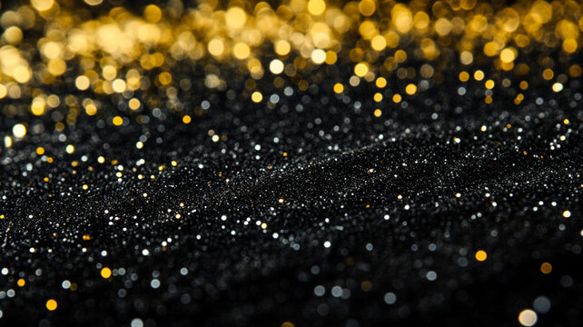 Glitter black and yellow backgrounds textured
