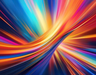 Obraz premium Dynamic Motion Blur Abstract Vibrant and Colorful Background Capturing Speed, Energy, and Flow