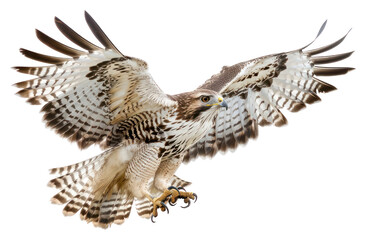Fototapeta premium PNG Majestic hawk in flight