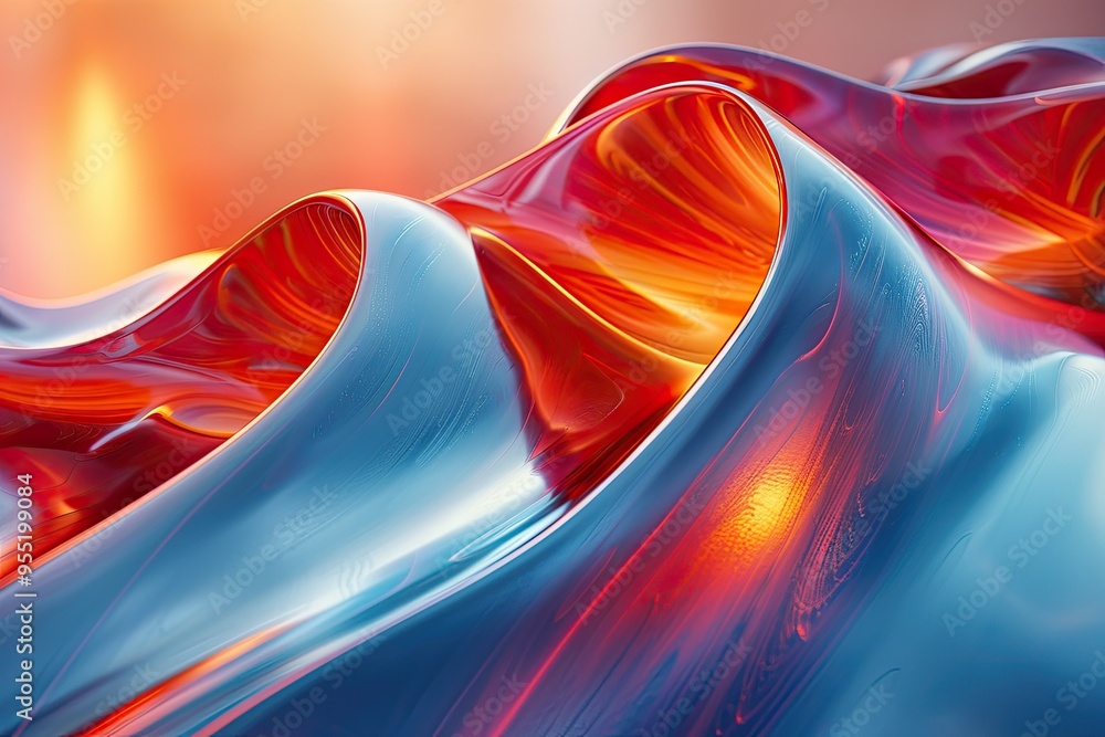 Poster Dynamic Movement Abstract Art compositions capturing dynamic movement a