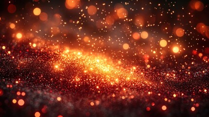 Fototapeta premium Christmas season, beautifully of a blur bokeh background.