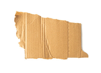 Cardboard Pieces Textured Background, Carton Piece with Copy Space, Ripped Kraft Paper Wallpaper