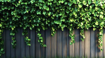 Fototapeta premium green fence plants nature gardening backgrounds