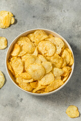 Salty Homemade Kettle Cooked Potato Chips