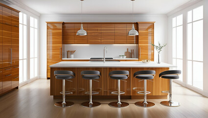 interior of a kitchen