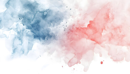 Obraz premium Soft watercolor splashes or strokes in muted tones, offering an artistic yet understated look