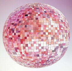 Spherical sphere made up small squares different colors PNG  Vib