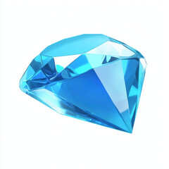 Blue Diamond Gemstone.
