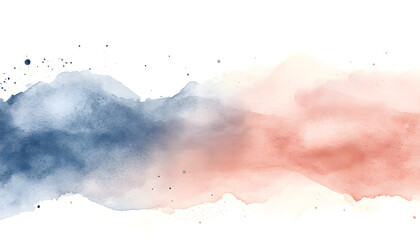 Soft watercolor splashes or strokes in muted tones, offering an artistic yet understated look