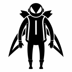 Jetpack Black silhouette