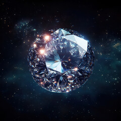 Obraz premium Diamond in Space.
