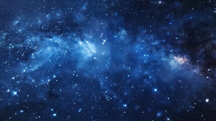 Obraz premium starry night sky with twinkling stars vast celestial background astronomy and space exploration concept