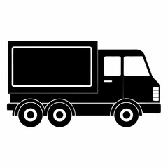 Lorry Black silhouette