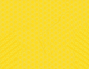 Geometric Honeycomb Pattern Abstract Yellow Hexagon Texture Background with Modern Clean Design